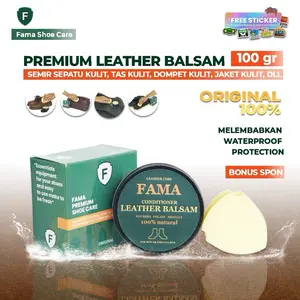 FAMA-LEATHER BALSAM 100gr-SEMIR SEPATU KULIT-SEMIR TAS-SEMIR JAKET-SEMIR TOPI-SEMIR SANDAL-FAMA SHOE CLEANER-FAMA SHOES CLEANER