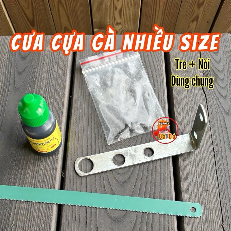 Bộ Dụng Cụ Cưa Cựa Chiến Kê Gà Tre Gà Nòi Đa Năng Tiện Lợi Phù Hợp Mọi Loại Gà