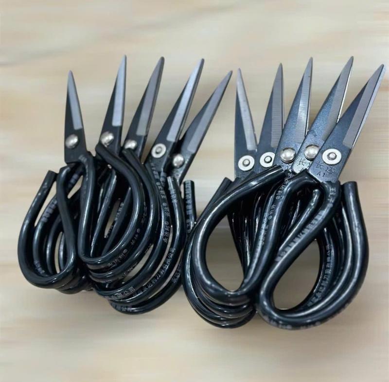 [KTTLK]Combo 10 Cây Kéo Lưỡi Thép Cắt Đa Năng Cán Đen Thép Hợp Kim Siêu Bền Kéo Làm Bếp, Kéo Cắt Đồ Ăn, Kéo Làm Cá) Dài 20cm [ Hàng Chất Lượng Cao] [ Siêu Tiện Lợi]