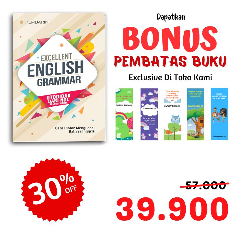 Buku Excellent English Grammar Book Gramar Bahasa Inggris 6