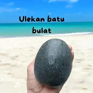 Ulekan bulat batu asli ukuran sedang termurah dan terlaris best seller Kitchenware Dapur