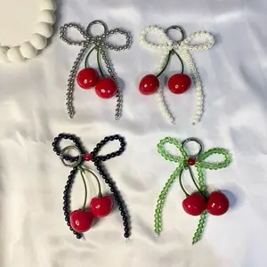 Cherry Coquette Bag Charm by Lamadamestudio