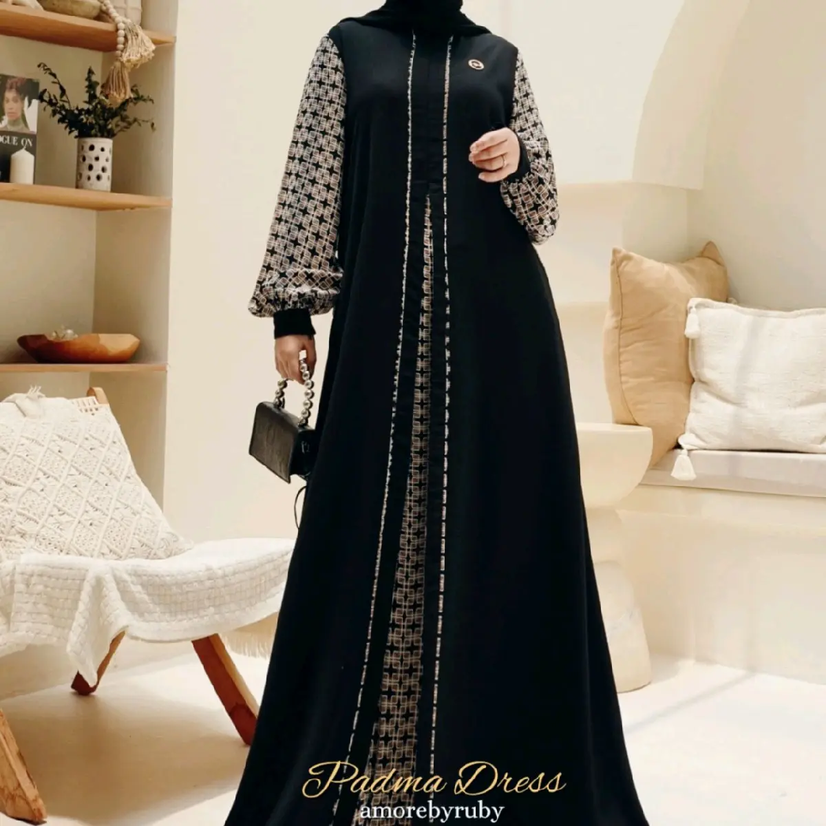 PADMA dress ruby amore satu warna