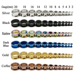 PIERCING STAINLESS / TINDIK PIERCING STAINLESS / EAR PLUG STAINLESS / ANTING TELINGA / TINDIK PLONG STAINLESS