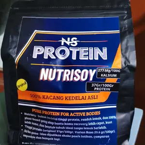 Susu Protein Kedelai Coklat 1KG Whey Protein 100% Penambah Masa Otot - Whey Protein Bubuk Kedelai Bubuk Protein Organik Penambah Masa Otot 500 Gram