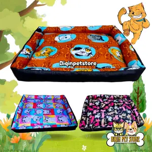 Kasur Kucing Anjing Kelinci Tempat Tidur Kucing Motif Lucu
