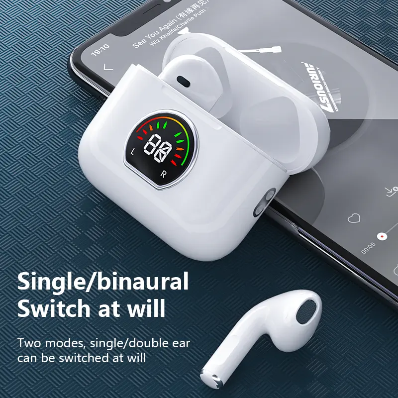 Wireless Bluetooth earphones 2025 new futuristic in ear active noise cancellation wireless ultra long battery life