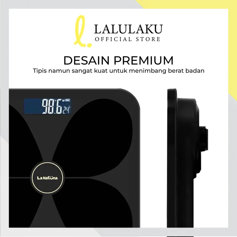 Lalulaku Timbangan Badan Kupu Kupu Digital Body Scale Kamar Mandi 3