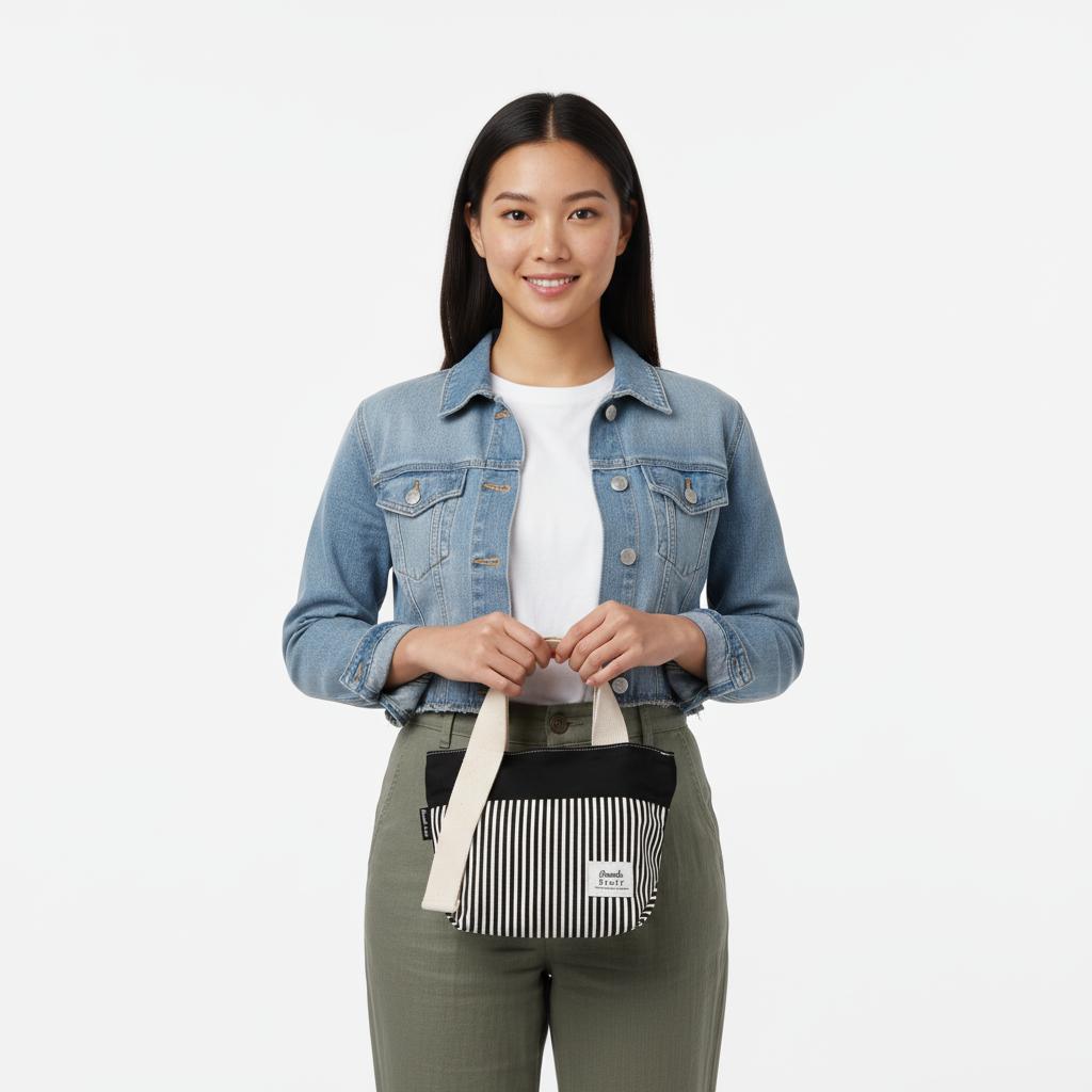 Pamolestuff Pouch Travelling Mini Totebag Bahan Kanvas - Nola Series