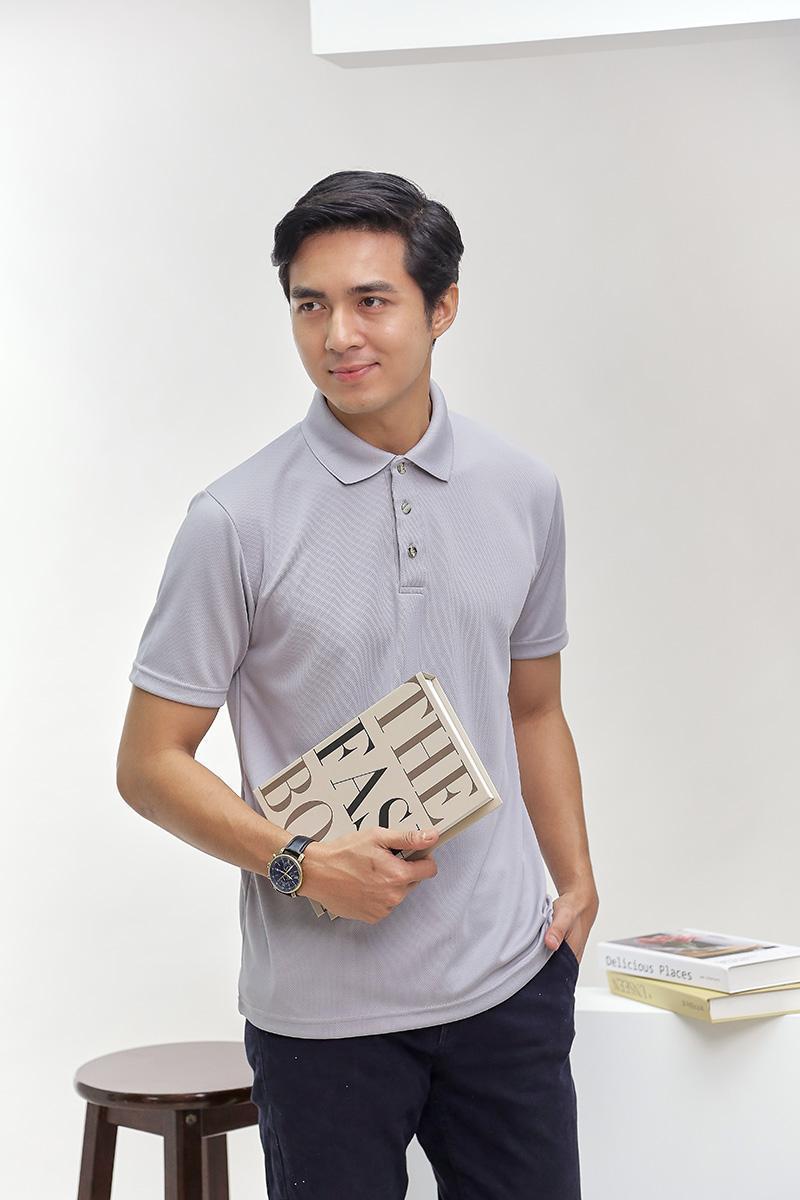 Product Introduction of Microfiber Fit Polo Shirts For Men's and Women's- Black / Dark Grey / White / Light Grey / Navy Blue / Royal Blue / Cameo Green / Rosewood Premium Men's Clothing - Trendy Designs for Everyday Style 13