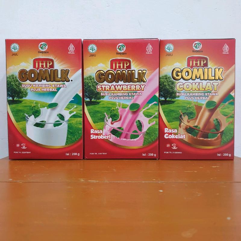 Gomilk Susu Kambing Etawa Bubuk 200gram- Distributor Resmi Surabaya - Original Bergaransi Dairy 1