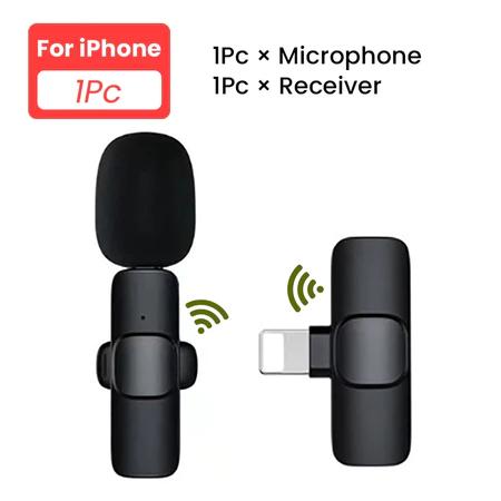 Product Introduction of Original k8 Lavalier Wireless Microphone Lapel Mobile Phone Professional Audio Video Recording Live Mic For iPhone Type C 4