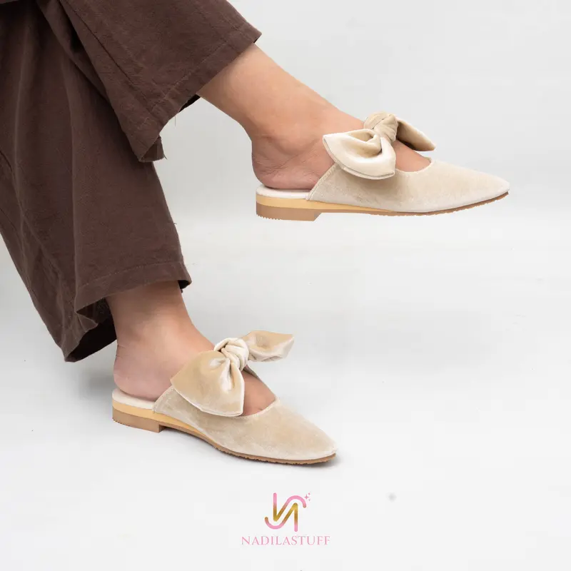Nadilastuff Signature Flawra Slop Sandal Wanita Shoes Sendal 2