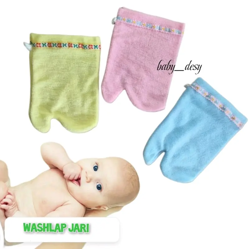 WASHLAP JARI BAYI HANDUK / WASHLAP MANDI BAYI LEMBUT 0