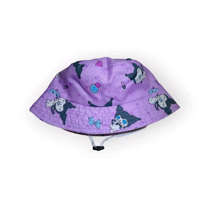 Topi Bucket Hat Anak full Print bolak balik Fashion 4