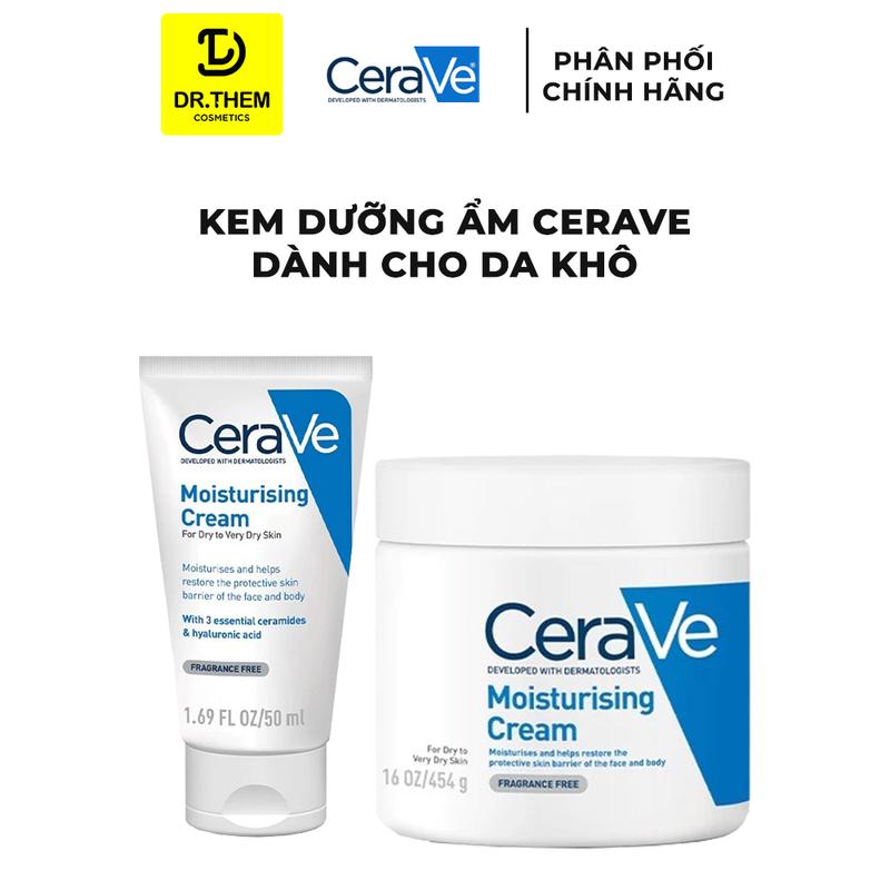 Kem Dưỡng Ẩm Cerave Dành Cho Da Khô Cerave Moisturizing Cream 50ml/340g/454g