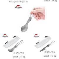 Gambar CUTLERY TITANIUM NATUREHIKE NH19C001-J SENDOK GARPU SUMPIT PISAU - FORK dari Bai Outdoor Kota Administrasi Jakarta Timur 3 Tokopedia