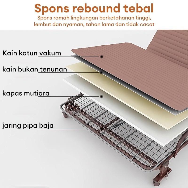 TETE-2 Tempat Tidur Lipat Kursi Santai Lipat Ranjang Medis Tempat Tidur Pasien Ringan Portabel Nyaman Di Kamar Tidur Lansia Mudah Tempat Tidur Lipat Ranjang Lipat Kursi Santai Lipat Tempat Tidur Lansia Hadiah Untuk Senior