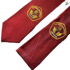 Dasi Sd Perekat Simple Kelas 4-6 Sd Laki laki dan Perempuan Logo Tuti Wurihandayani Seragam Merah Anak