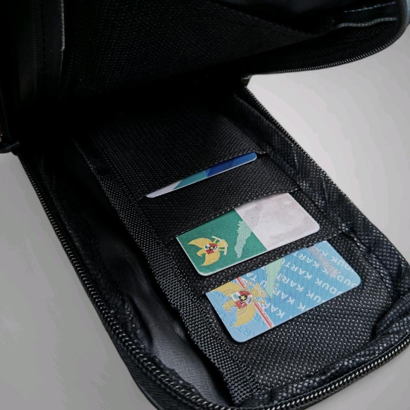 Tas Hp Complicated | Waist Bag Pria Bahu | Tas Selempang Pria Tempat Hp ON Card | Tas Hp Model Kalung 9