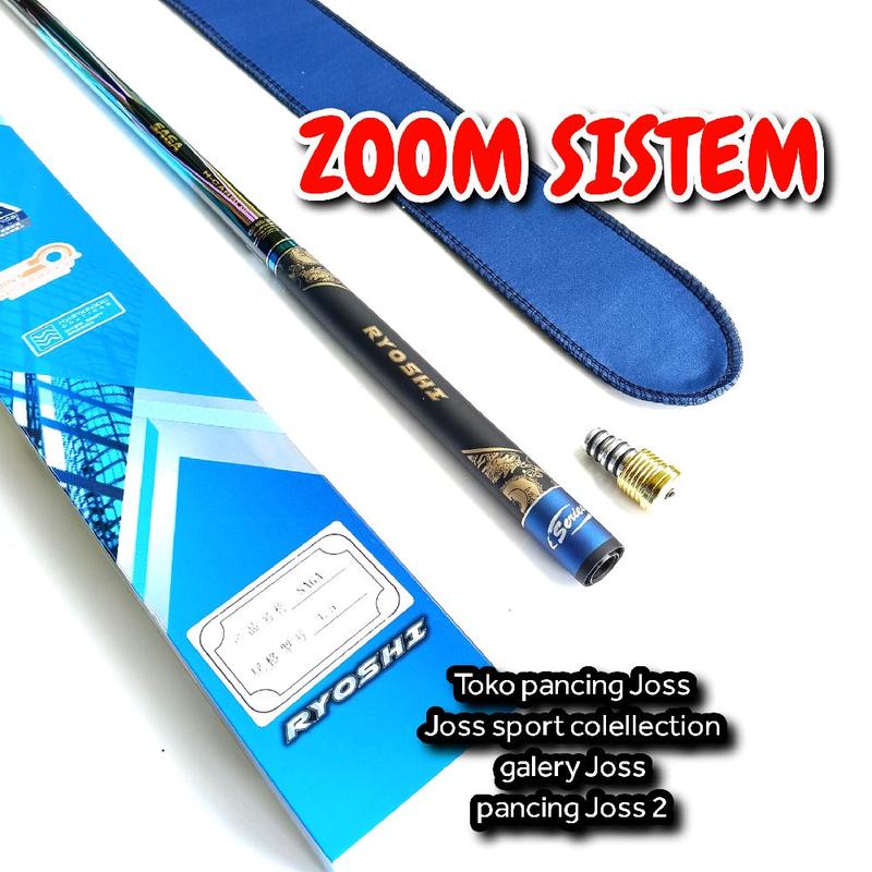 Tegek zoom Ryoshi saga 450 500 600 bahan carbon ringan kuat tegek japan Jig 2