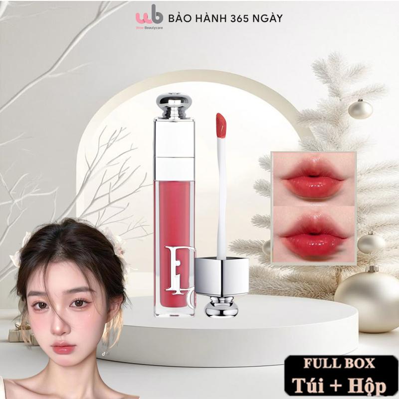 Son dưỡng bóng D 024 maximizer addict lip glow màu đỏ gạch Intense Brick,Son lên rõ nét,tôn da.
