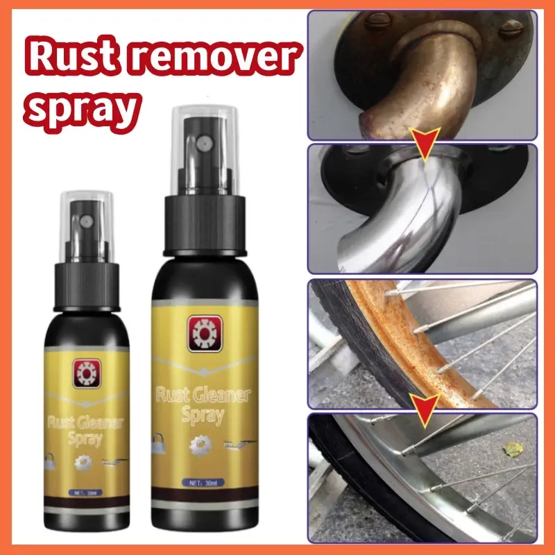 30/100ML Rust Remover Spray Rust Cleaner Spray Rust Inhibitor Stainless Steel Rust Removal Maintenance Cleaning Easy Apply Metal Rust Remover