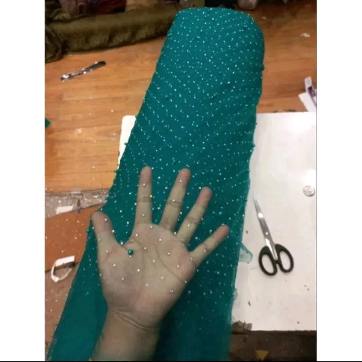 Tile mutiara zeroski Bahan kebaya dan gamis( harga per 1m )COD 6