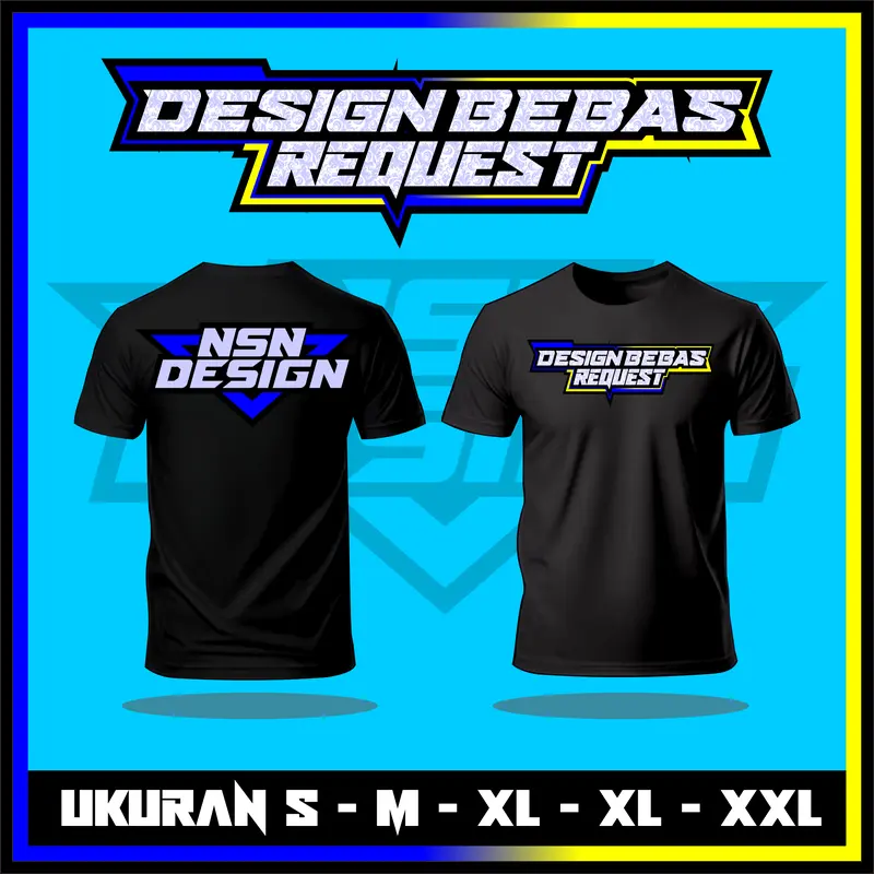 DESIGN KAOS SABLON SATUAN BISA REQUEST GAMBAR DAN DAPAT FILE MENTAH 2