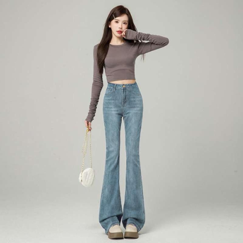 [MIAA] Quần Jean Nữ Ống Loe Cực Tôn Dáng - Chất Denim Co Giãn Không Phai Cao Cấp - Màu Đen, Xanh Đậm, Xanh Nhạt - Mã Q21, Q22 - Quần Bò Ống Loe Nữ / Women Jeans Pants Baggy | BigBuy360 - bigbuy360.vn