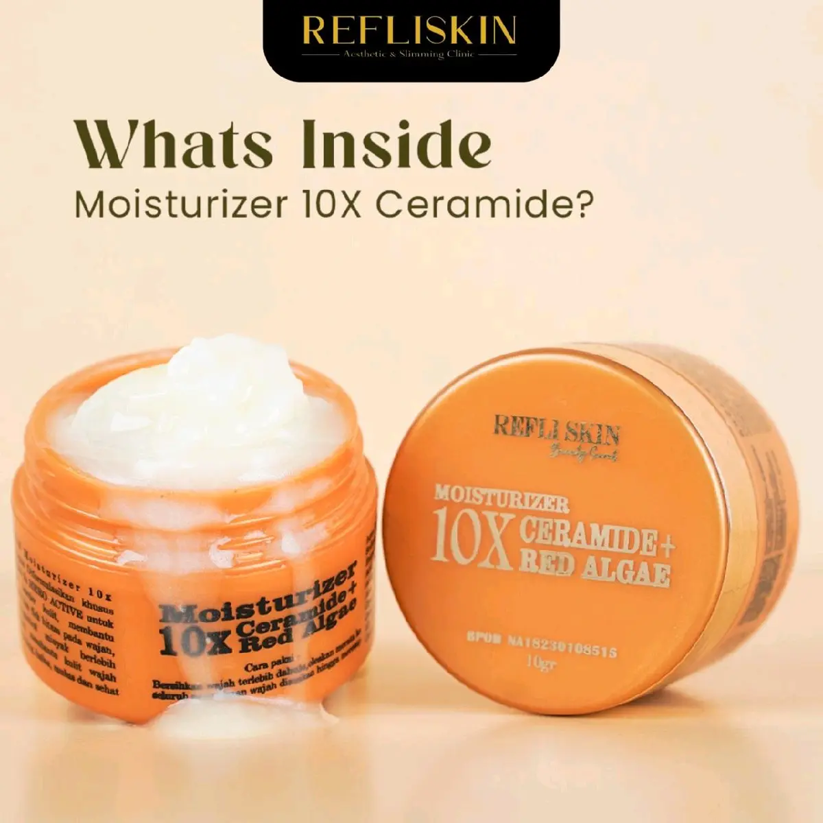 MOISTURIZER NEW 10 jenis CERAMIDE REFLISKIN Kulit sensitif