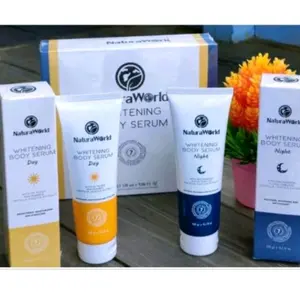 NATURAWORLD WHITENING BODY SERUM (night) bpom original Lotion Perawatan Tubuh Mencerahkan