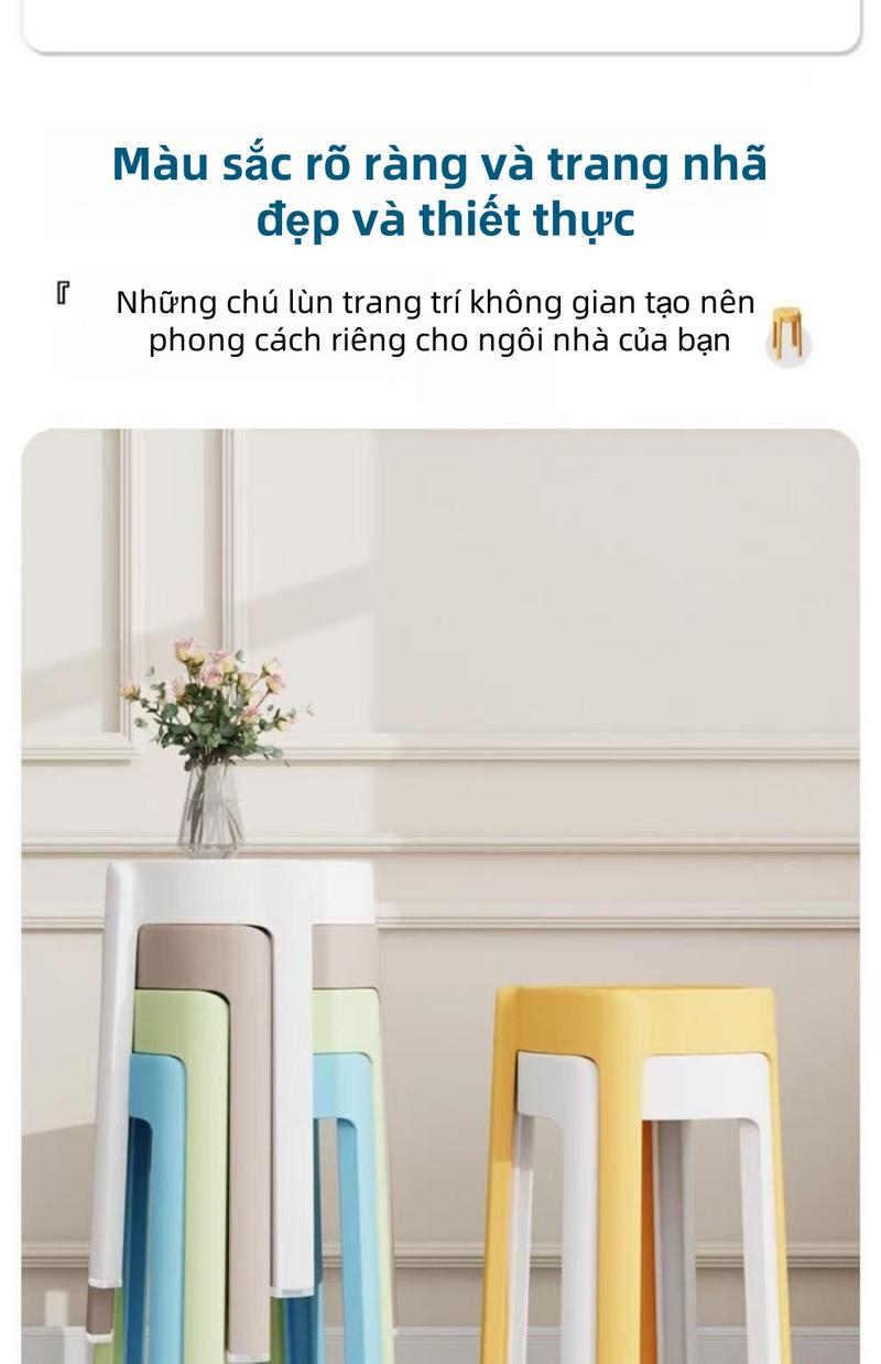 Product Introduction of Ghế Đẩu, Chất Liệu Nhựa Dày, Sử Dụng Trong Gia Đình, Bàn Ăn, Mạnh Mẽ Và Bền, Ghế Đẩu Nấu Ăn, Thiết Kế Đơn Giản, Ghế Đẩu Cao, Phong Cách Bắc Âu, Thích Hợp Cho Phòng Khách, Với Thiết Kế Cối Xay Gió, Kích Thước Nhỏ 16