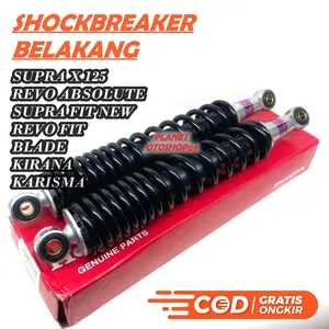 SHOCK BELAKANG KARISMA / SUPRA 125 / SUPRA FIT NEW / FIT S / FIT X / REVO LAMA /KHARISMA SHOK BREAKER / SHOCKBREAKER BLK
