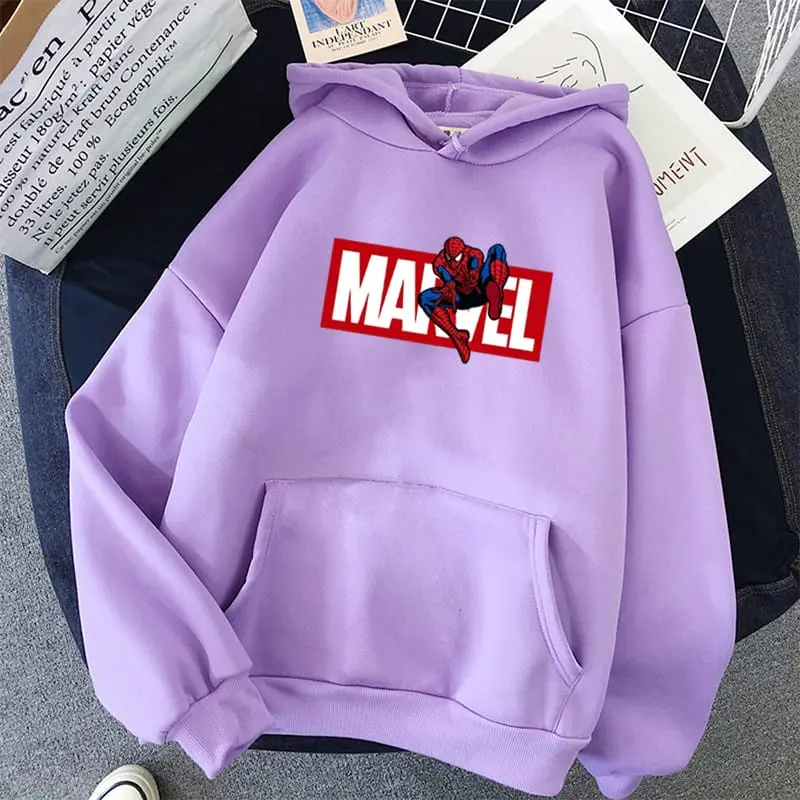 Hoodie Jaket Sweater Anak Kecil MARVEL Anak sd Smp Laki Laki Perempuan Cowok Cewek Pria Wanita Anime Waifu Kartun Jepang Bahan Impor Korea Murah Usia 3 4 5 6 7 8 9 10 11 12 13 14 15 16 TAHUN Detles Fashion Bulu Pakaian 3