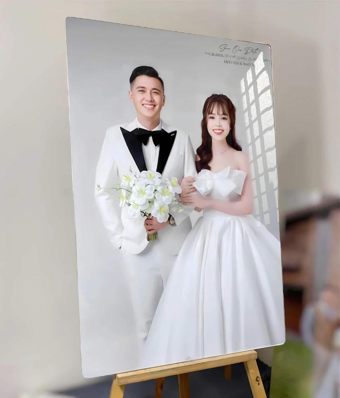 Khung Ảnh Tráng Gương 60x90 Miễn phí In Ảnh Treo Tường,in ảnh cá nhân Ảnh Cưới Ảnh Gia Đình Tốt Nghiệp,quà tặng người thân bạn bè