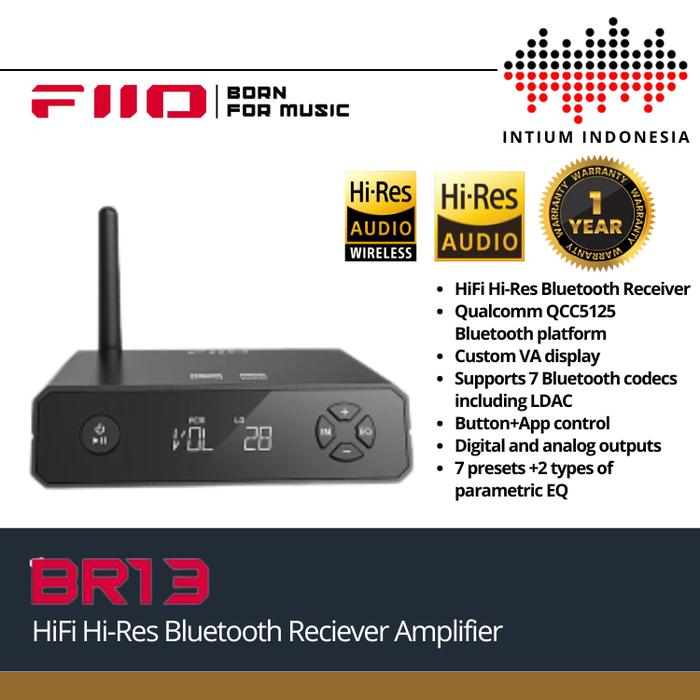 Gambar FiiO BR13 Bluetooth HiFi 5.1 Stereo Audio Receiver Amplifier dari Intium Store Kota Administrasi Jakarta Utara Tokopedia
