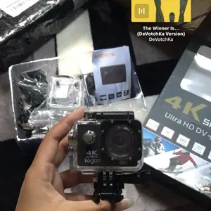 Kogan Action Camera 4k Ultra HD with WiFi / Kamera Vlogger Waterproof Anti Air 4K 30 fps - SLN
