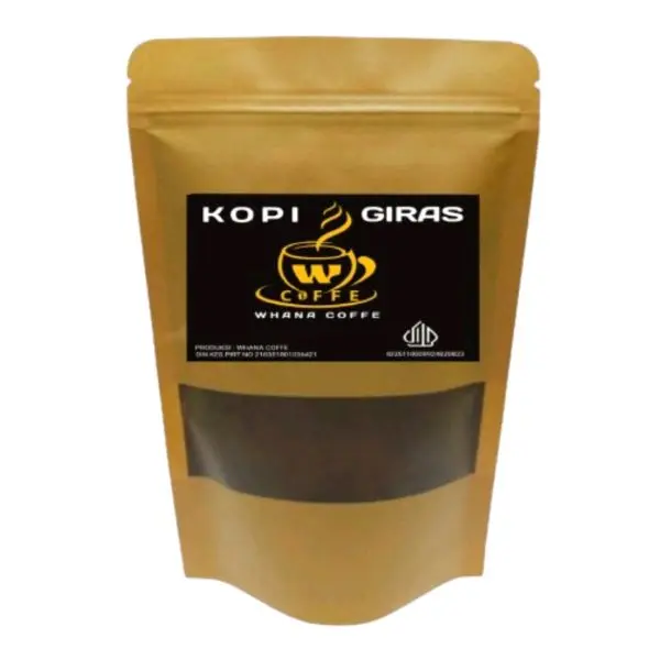 Kopi Bubuk Giras 250G, Kopi Bubuk, cocok untuk warkop, Kopi Robusta hitam 5