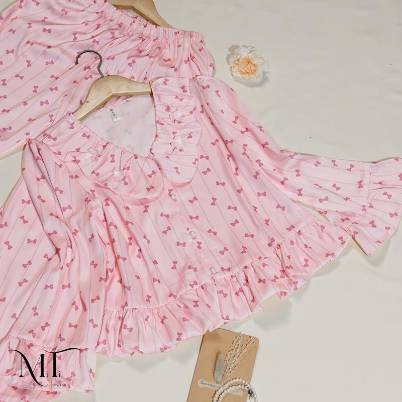 Đồ ngủ MiTi tiểu thư phối ren TT4