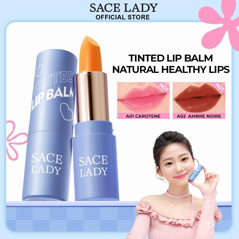 [COD] Son dưỡng môi có màu SACE LADY Son môi có sắc tố cao 3.5g