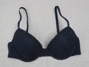 Bra Wanita Kawat Underwire Busa Tipis C&A Cup 3/4 Full Renda  34B 36B 36C 38B Pakaian Dalam / Underwear CA144BLK