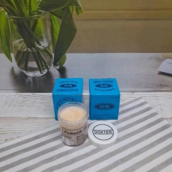 3 Pcs Cream Percerah Wajah Dokter Biru Whitening Original//dr biru  Pelembab Mencerahkan Pencerah Perawatan Muka 3