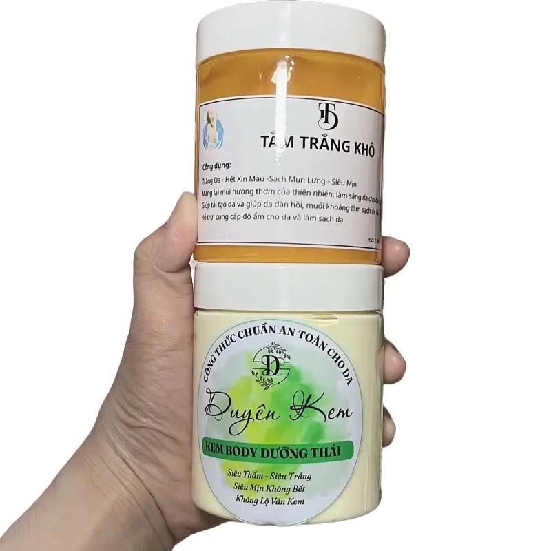 Combo dành cho da ngâm chai lì , khửu thâm kích trắng da body ( mỗi hủ 250gr ) 0