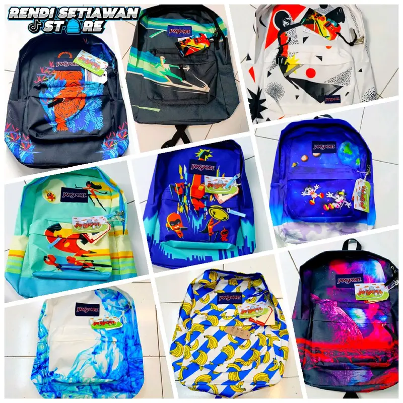 Ransel Neon Yellow Jansport Backpack JanSport Tas Ransel Mini