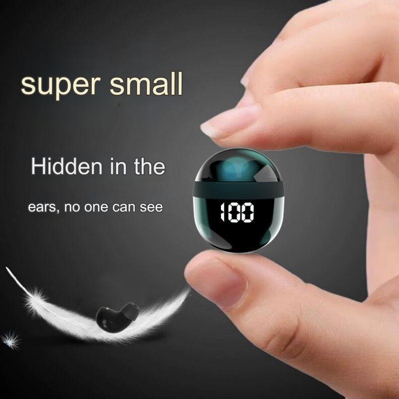 Mini Wireless Sleep Bluetooth Earphone Earbuds, In-Ear, Dual-Ear, for Sleep and Sports, High Sound Quality, Ultra-Small and Invisible