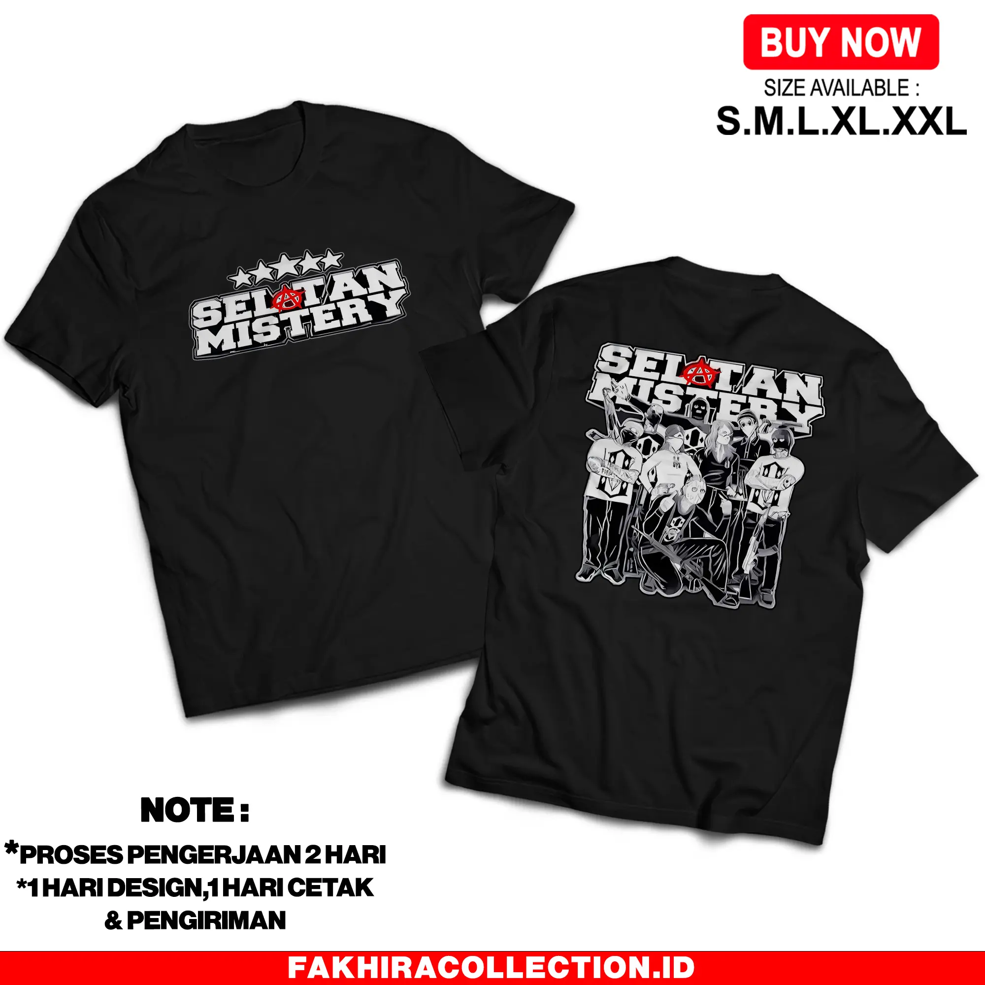 Kaos Selatan Mistery - Baju Tongkrongan Keren - Nyaman dan adem Unisex