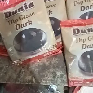Dunia Dip Glaze 200gr Topping Donut Dark Strawberry Taro Tiramisu Green Tea HALAL