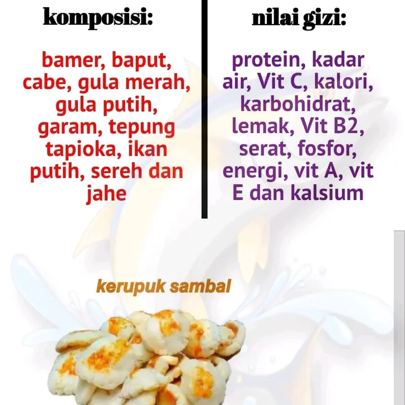 kerupuk sambel 100gram murah enak 2