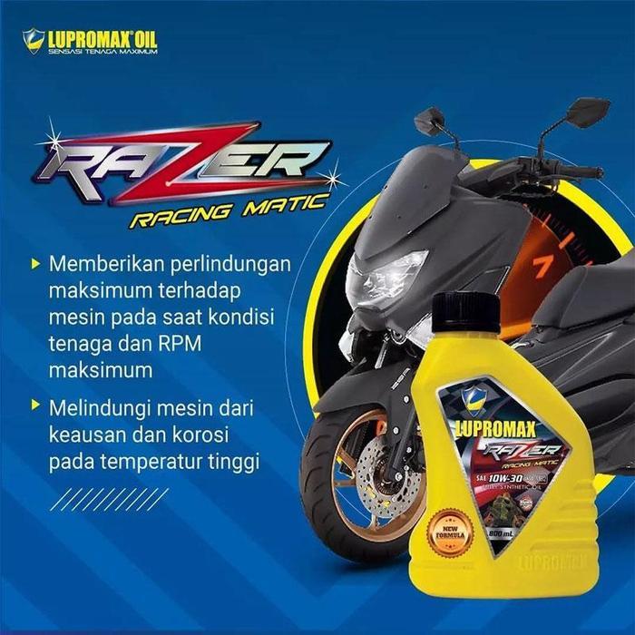 Jual Promo Lupromax Razer Racing Matic 10W30 Jaso Mb2 Oli Motor ...